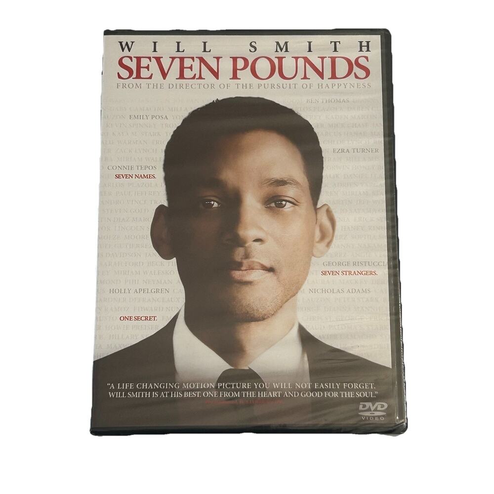 Seven Pounds DVD Will Smith NEW